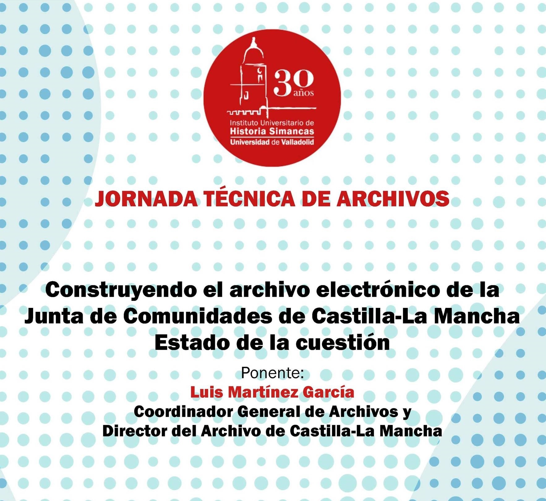 Conferencia sobre archivo electrónico por L. Martínez en el ICO