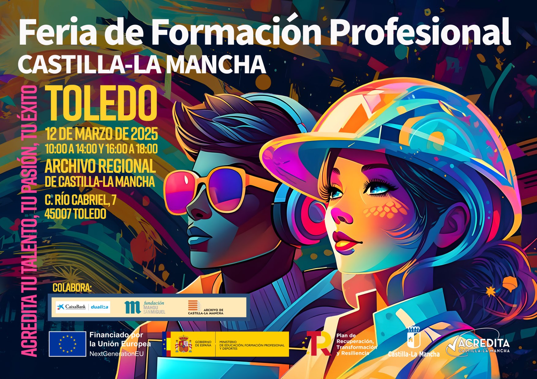 La II Feria de Formación Profesional muestra las especialidades ofertadas por la Consejería de Educación. Cultura y Deporte de la JCCM