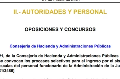 Oposiciones 2021