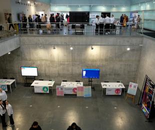 Fotografía del área de exposiciones del Archivo de Castilla-La Mancha